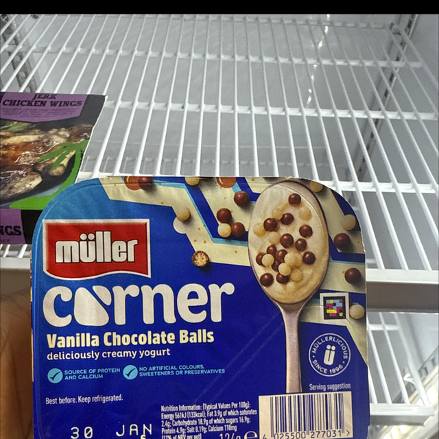 Muller Corner Vanilla Chocolate Balls