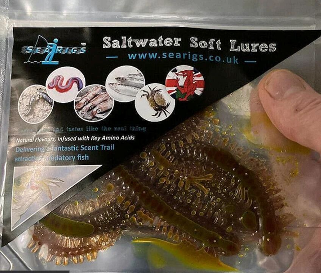 King Ragworm 8" Brown Shades LRF Lures Pack