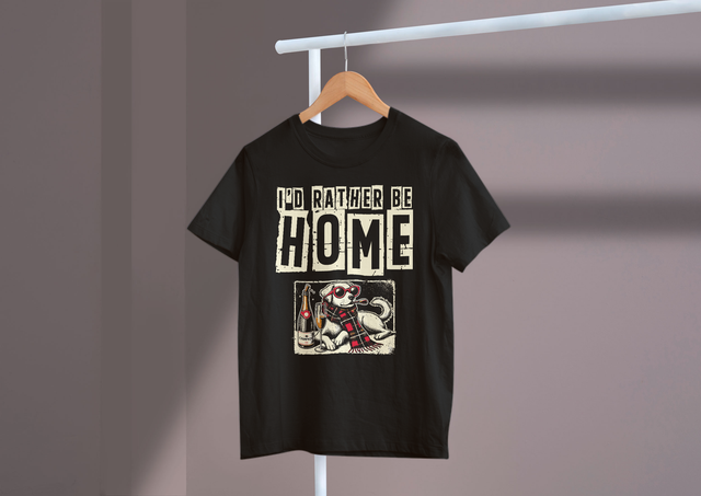 I’d Rather Be Home Introvert Lifestyle Homebody Fun. Ich wäre lieber zu Hause. Introvertierter Lebensstil. Homebody-Spaß
