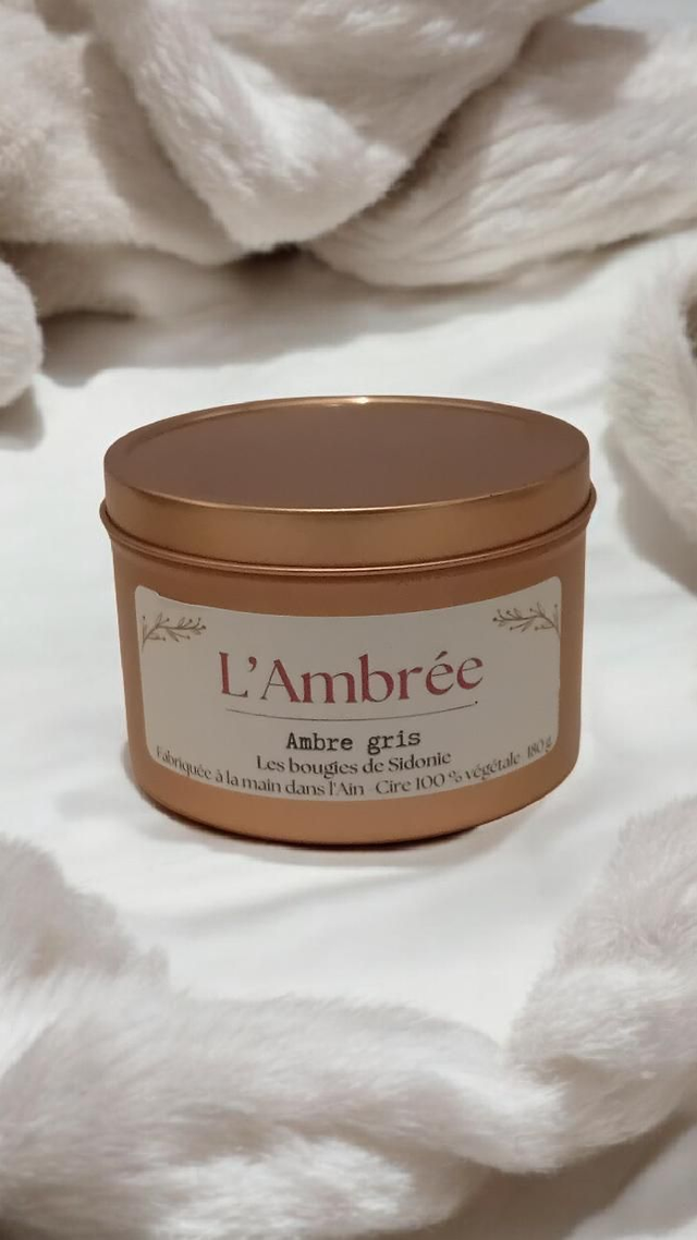 Ambre Gris Boîte ronde 180gr