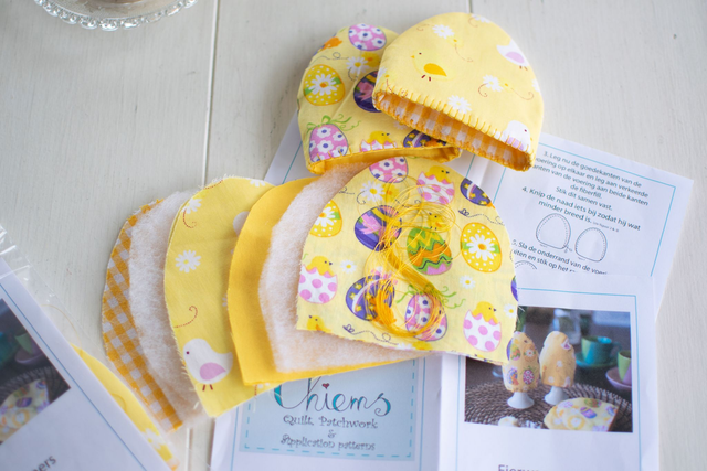 Paas eierwarmers DIY Pakketje