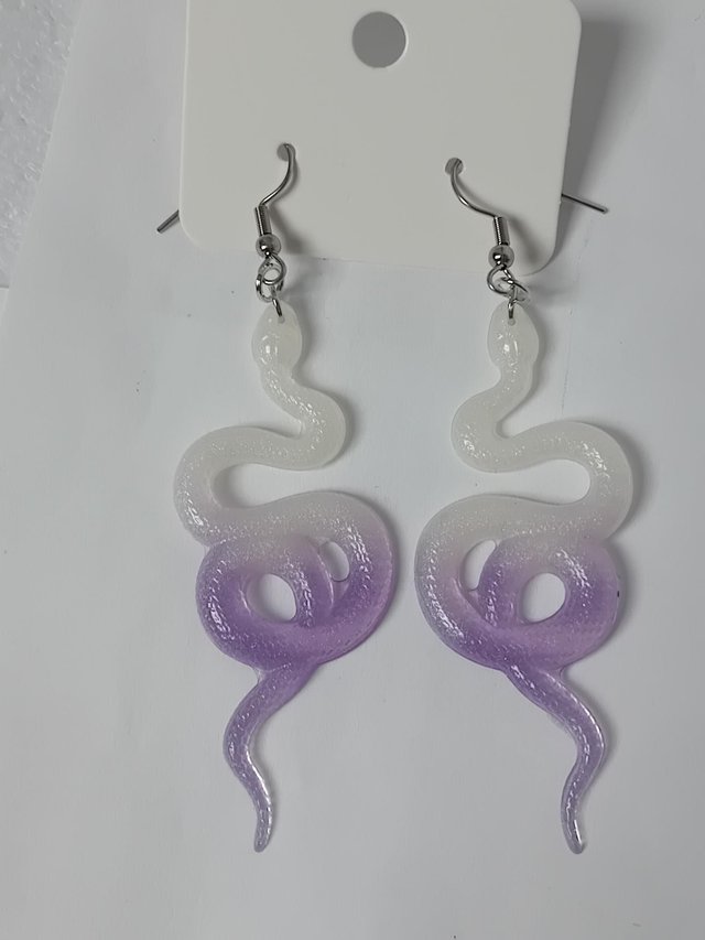 Boucles d oreilles serpent 