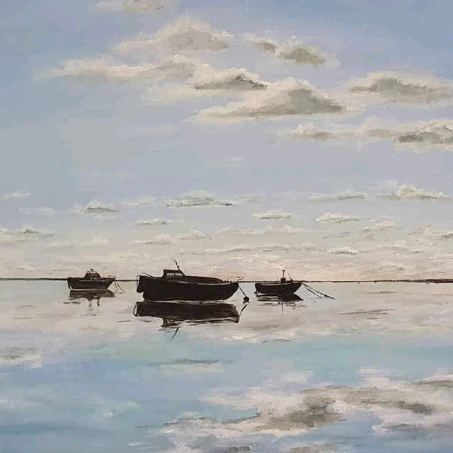 tranquil Waters Painting 32 x 16