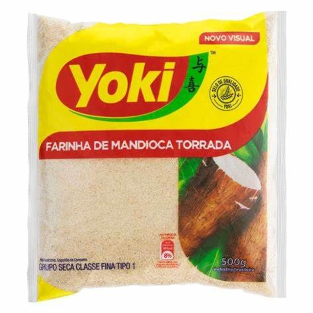 Farinha de mandioca torrada 500 gr- Yoki