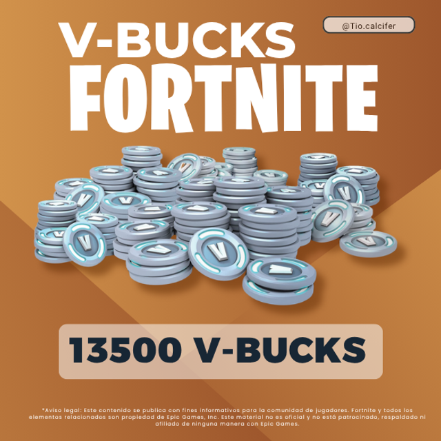 Recarga 13500 V-Bucks Fortnite