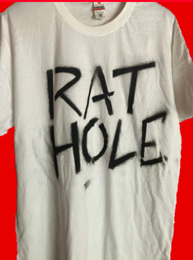 Rat Hole Original Spray Paint Tshirt (white)