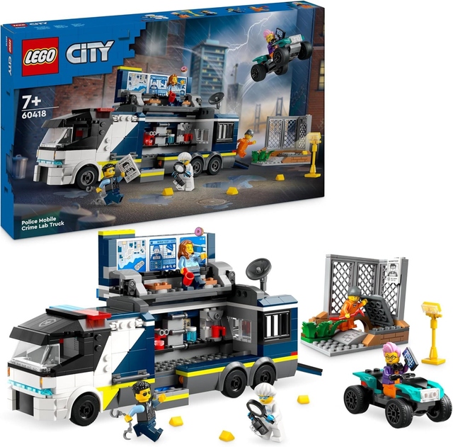 LEGO® City 60418 Polizeitruck mit Labor