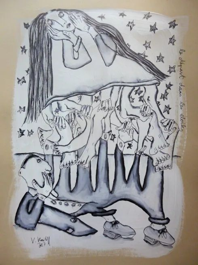 Le départ dans les étoiles