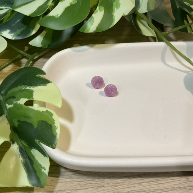 Flieder: Ohrstecker #0516