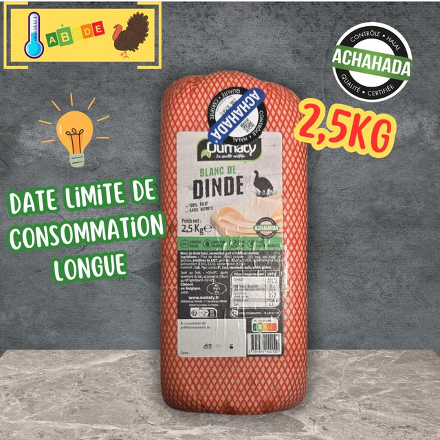 🦃 Blanc de Dinde en bloc de 2,5kg à 🔪