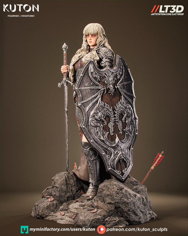 STATUE ARDYN série heroic fantasy