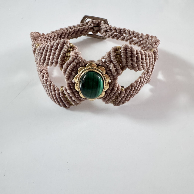 Bracelet manchette Gaïa 🌍 – Pièce unique