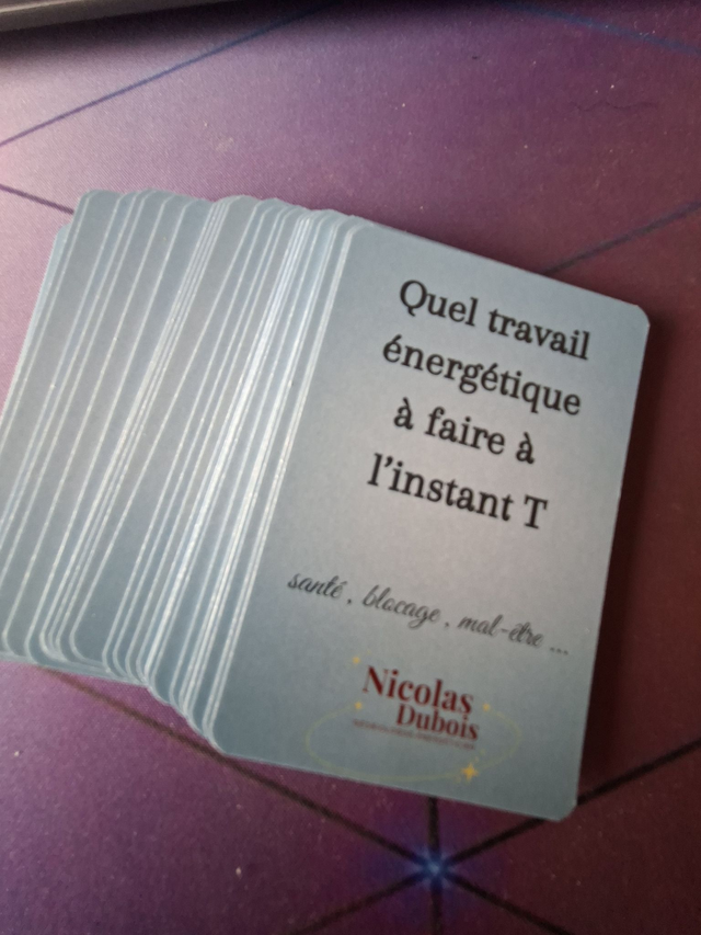 Jeu 54 cartes Quel travail à faire à l'instant T 