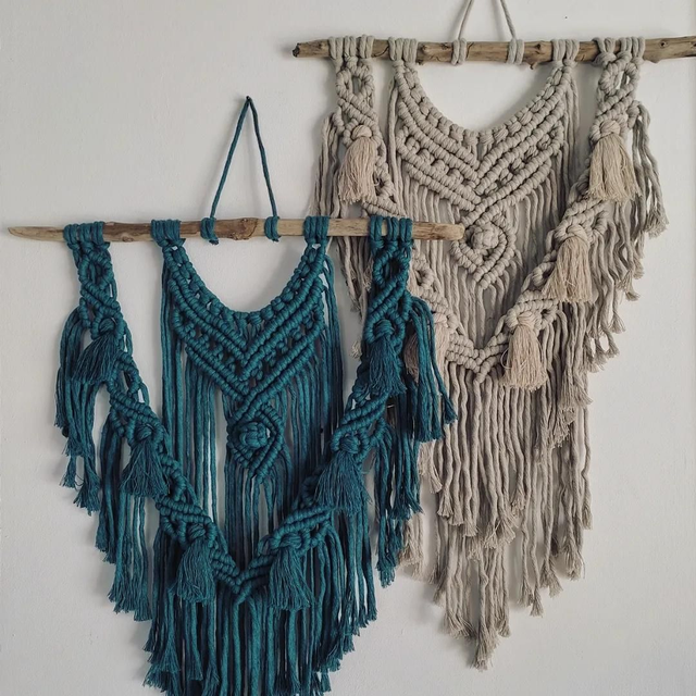 Tenture Murale en macramé - 37cm