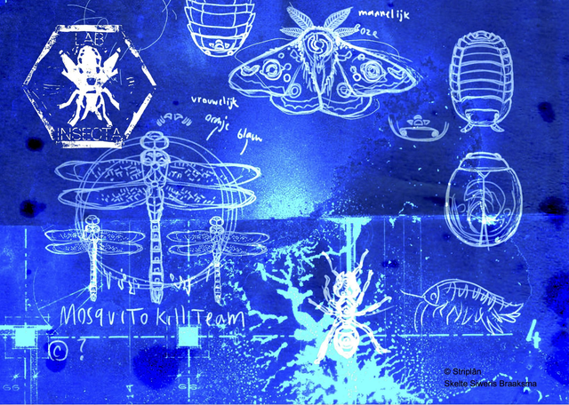 Diverse prints van genetisch gemanipuleerde insecten - A5