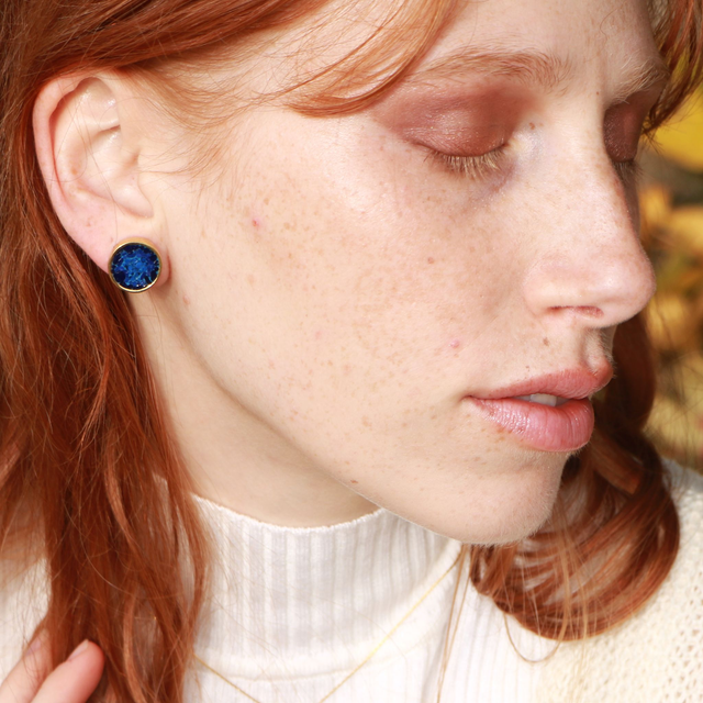 MicroDisco Grande a Bottone Oro