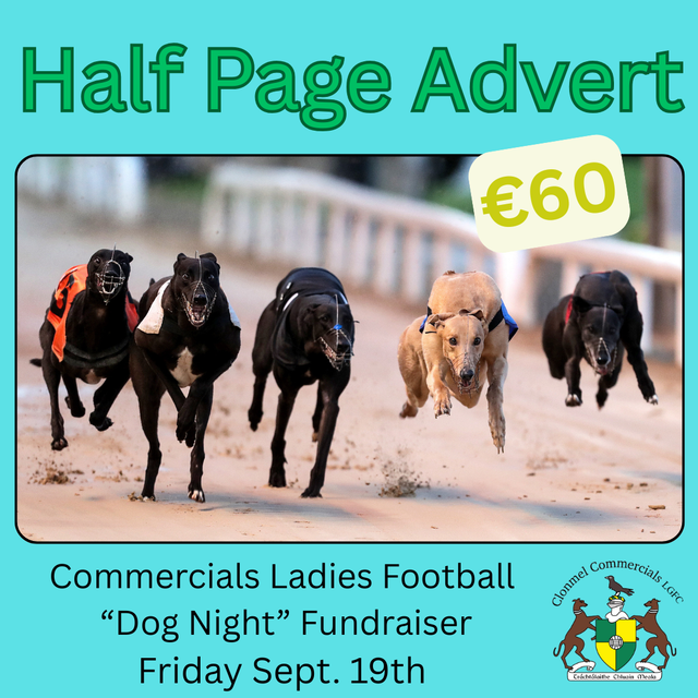 Dog Night Fundraiser - Half Page Advert