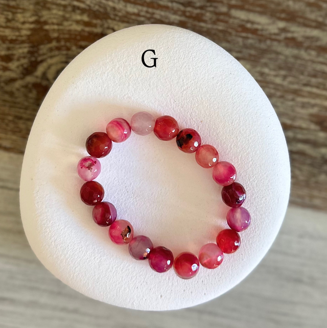 Bracelet Agate 10mm (de G à L)