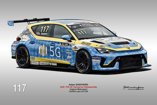 C250906 Adam Shepherd #117 Cupra Leon VZ TCR UK 2025 Capture Motorsport