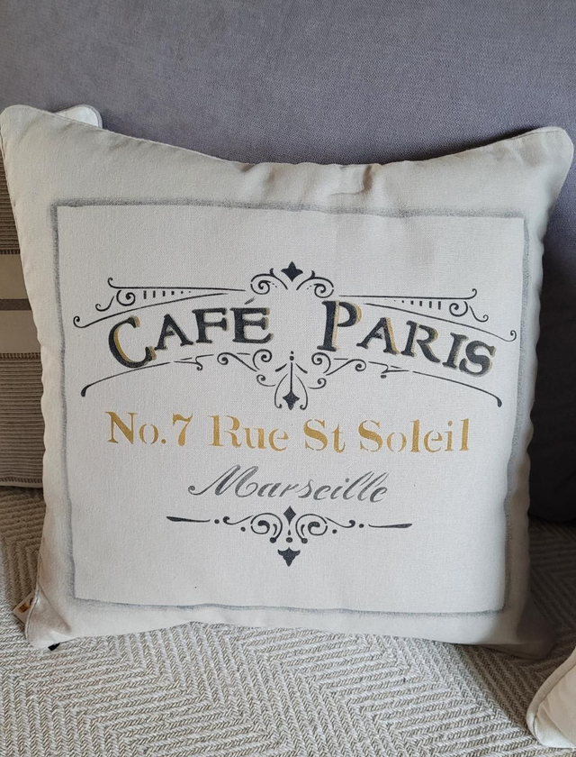 Coussin "Café Paris"