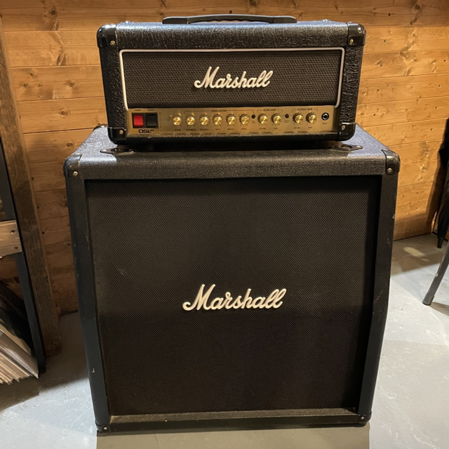 MARSHALL DSL20HR HEAD &amp; MG412A CABINET - Pre Owned 