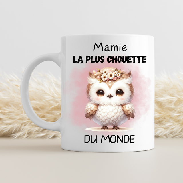 Mug Mamie la plus chouette ... 