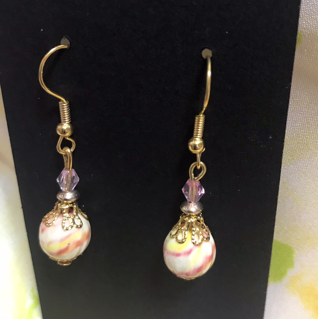 Yellow Dangling Earrings- YDE49