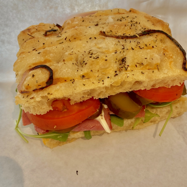 Beef &amp; Gherkin Sandwich 