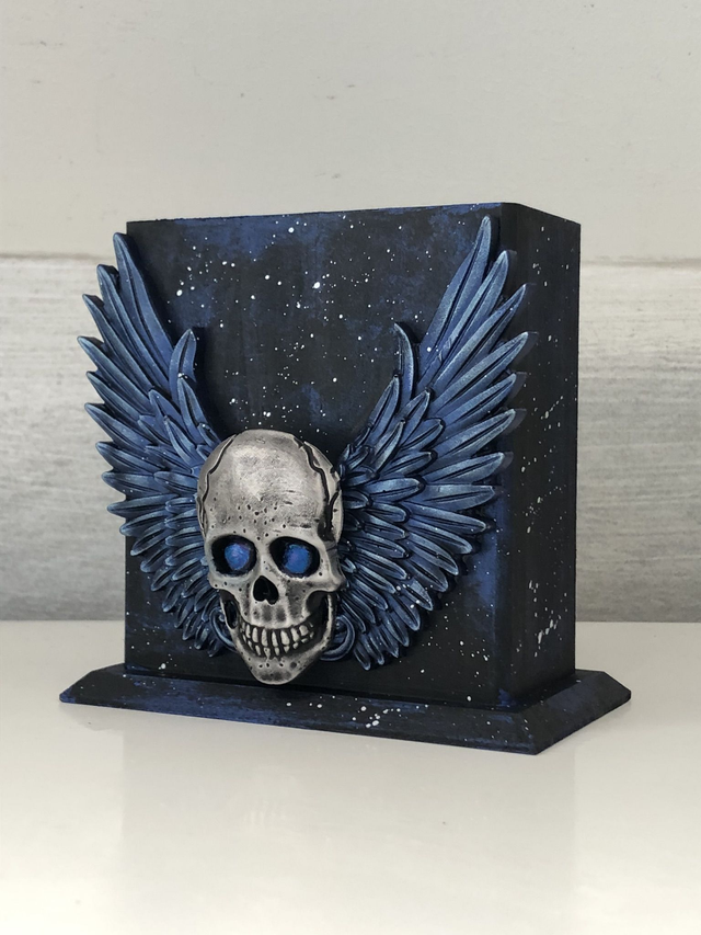 Pot Angel Wings Blue