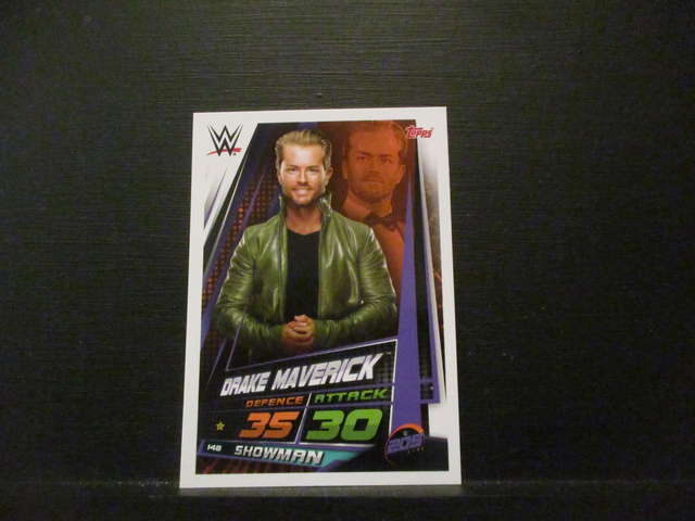 Drake Maverick - W 205 Live Slam Attax Universe Original Trading Card #148