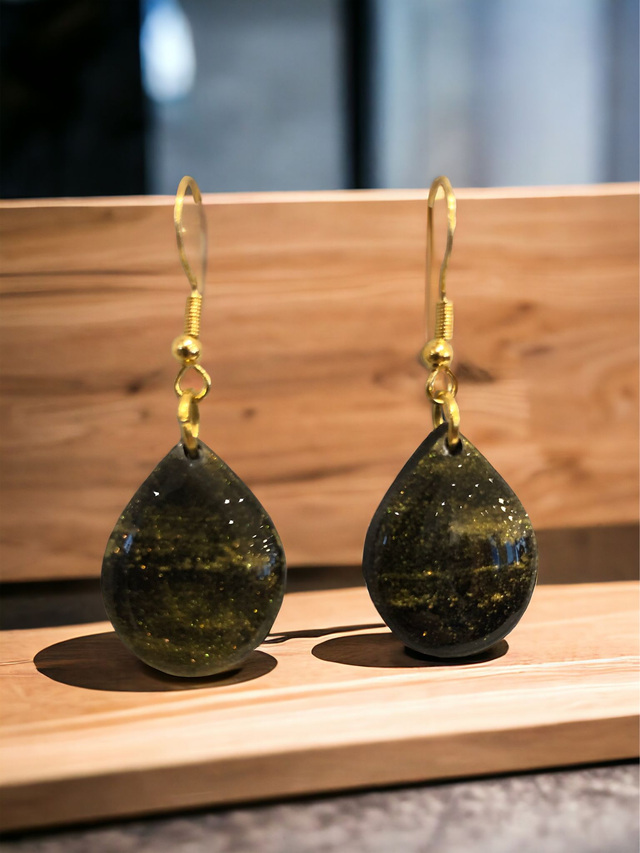 PETITES GOUTTES NOIR/OR