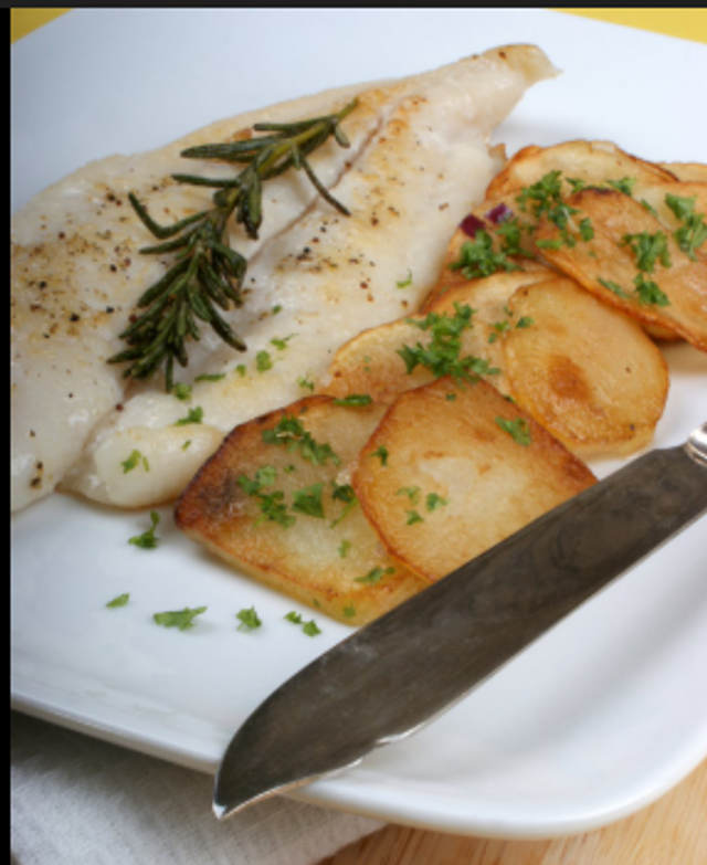 Vendredi: 20.02 Filet de carrelet meunière 