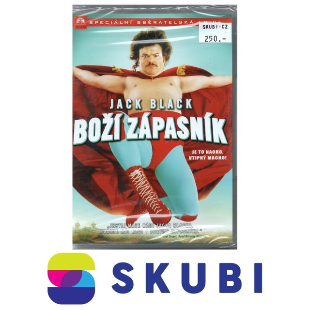DVD Jack Black - Boží zápasník / Jack Black - Nacho Libre - česky, anglicky, maďarsky, polsky