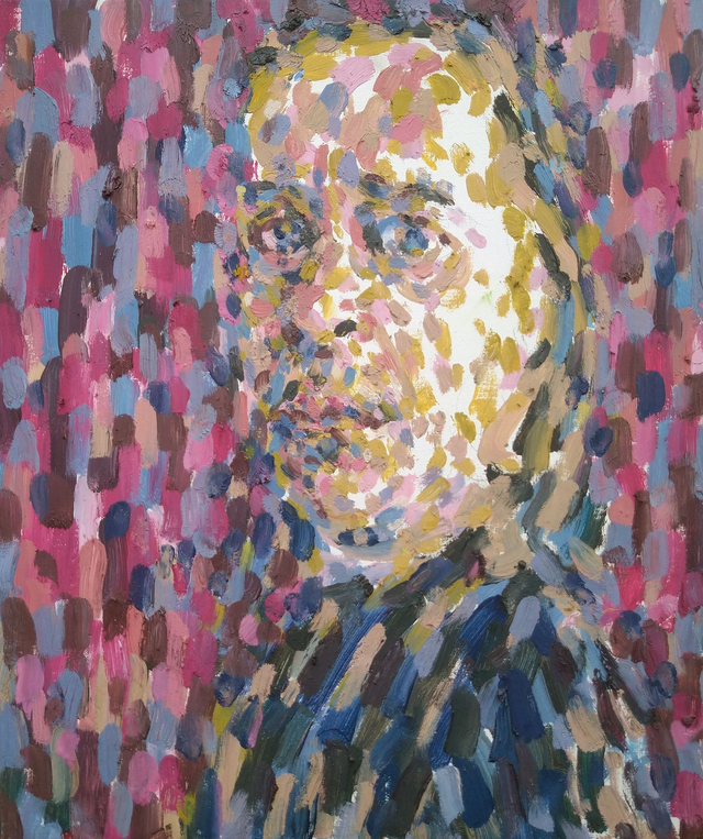 Jak z bicza strzelił, 65x55 olej płótno 2014-17