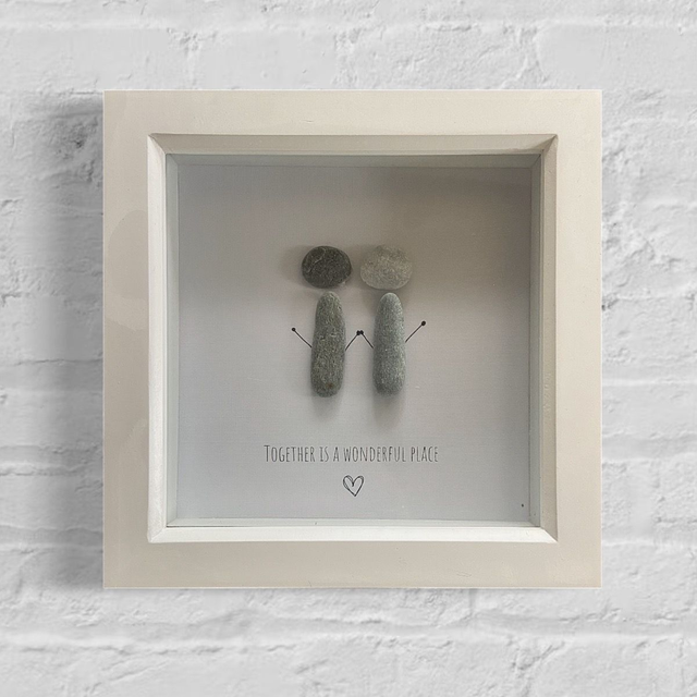 'Together is a wonderful place' , Stone - Frame