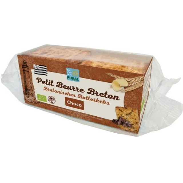 Pural Bretonischer Butterkeks Choco 220g Packung