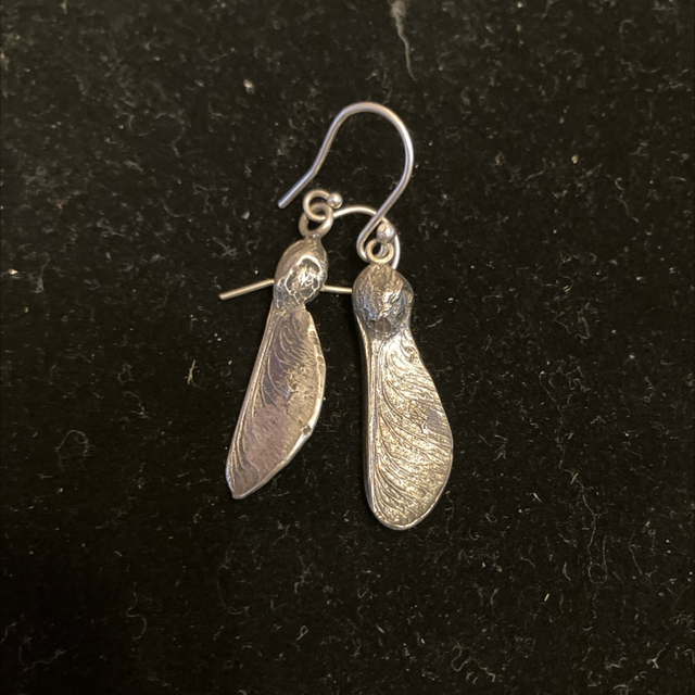 Sycamore seed earrings 