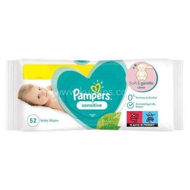 Pampers Pamper Sensitive Baby Wipes 52pcs