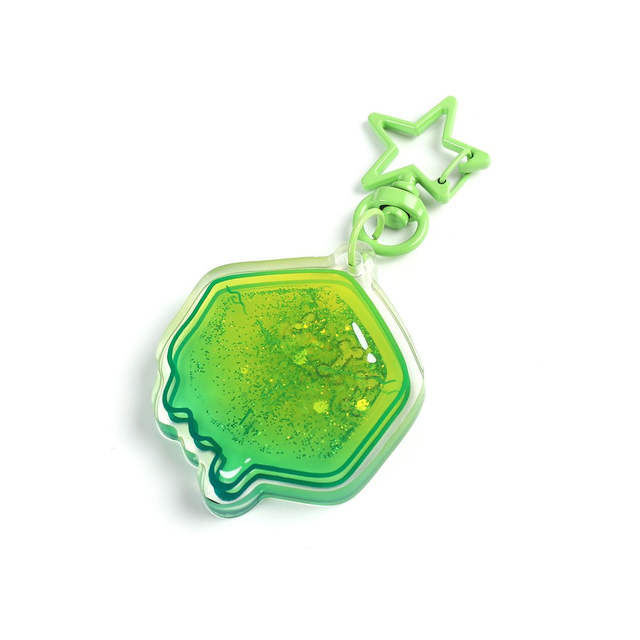 Gelatinous cube keychain