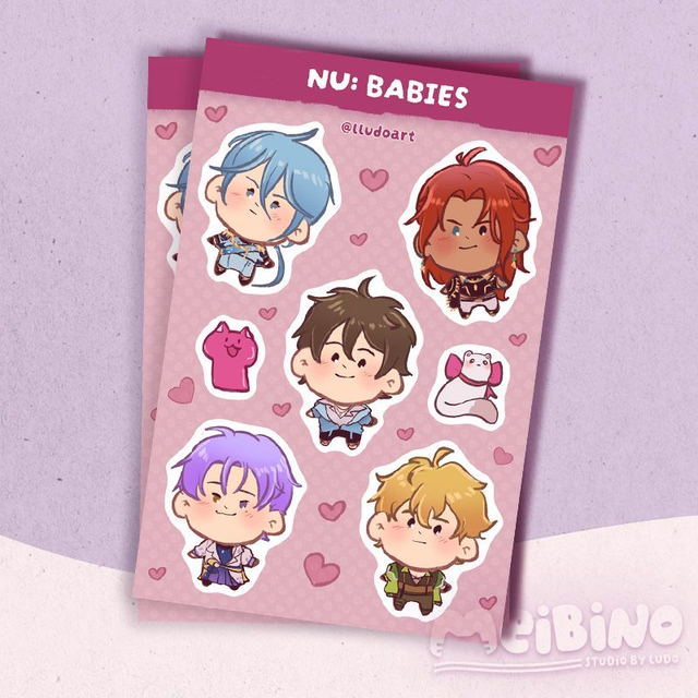 arkusz naklejek - nu carnival