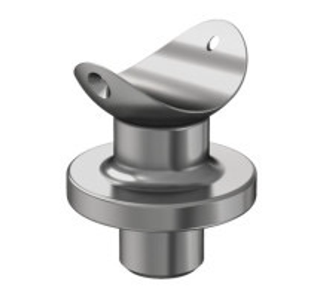 Hlavice pro spojení madla 50mm ze stojkou 40mm s kloboučkem imitace nerez