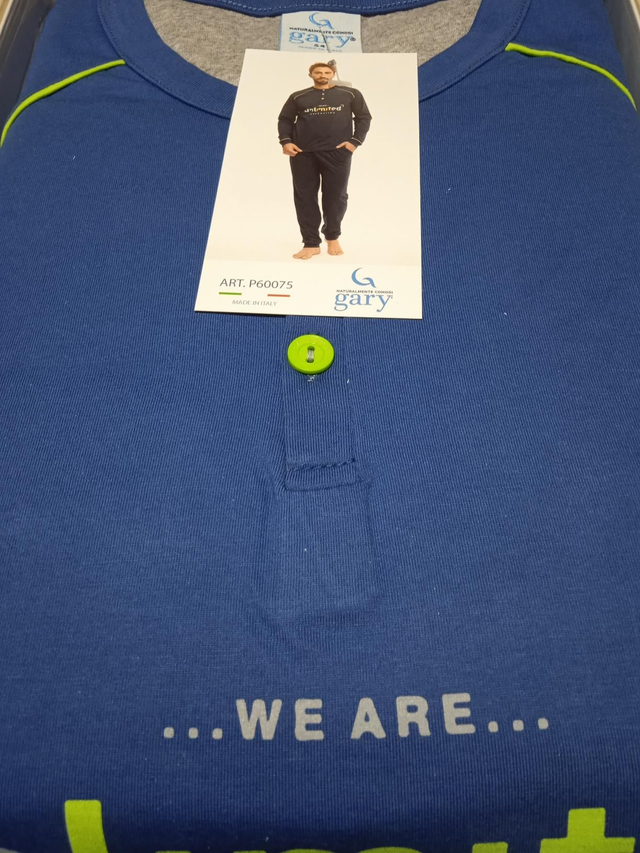 Pigiama Uomo Jersey taglia 54 XXL