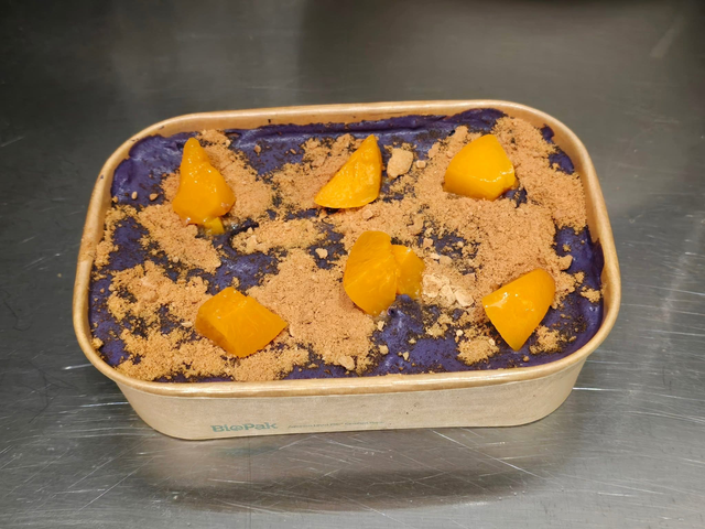 Ube peach float 