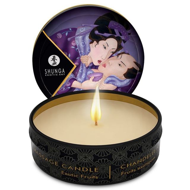 SHUNGA - FRUITS EXOTIQUES - Bougie de massage 30ml