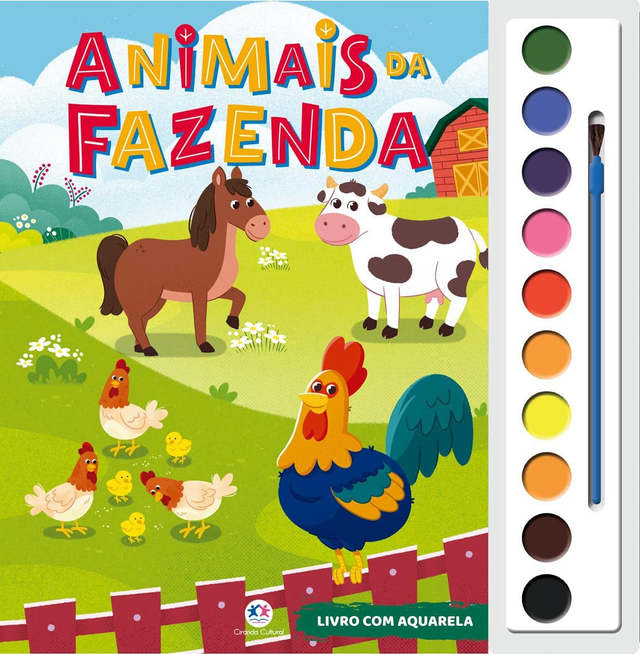 Aquarela Animais da Fazenda