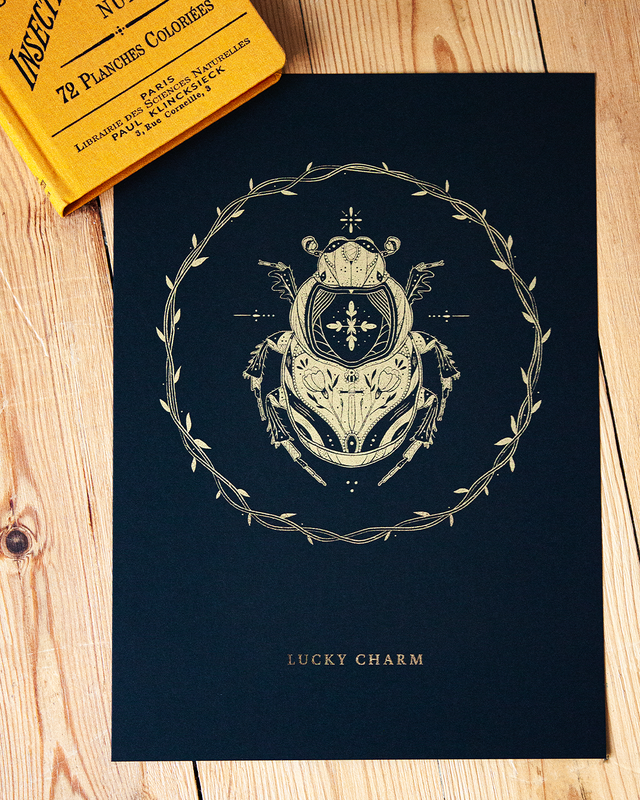 _ Pack "Du doré sous le sapin" (1 A4 + 2 A5)