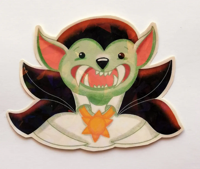 Die-Cut-Sticker "Vampire Cat"