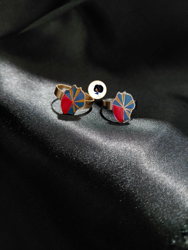 Bague Réglable Drapeau Île de La Réunion