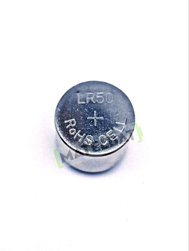 Pila botón alcalina 1.5V LR50/PX1