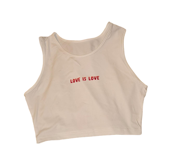 Crop Top &quot;Love is Love&quot;